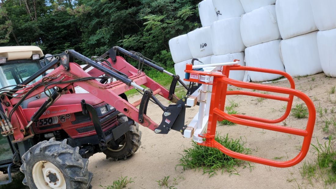 그린기계 원형베일집게 중소형용 사진2