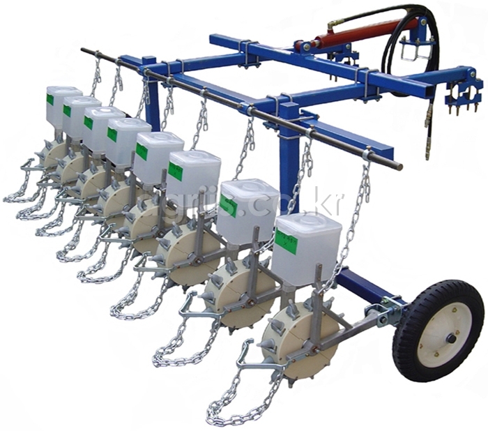 아신산업 <b>다기능</b><b><b>파종기</b></b>(알루미늄 프레임) ASD-048RT(트랙터용 8조식) 사진1