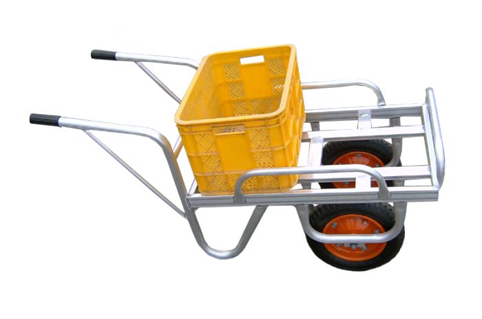 삼부(한국) 알루미늄운반카 콘테이너2개(2륜) 사진2