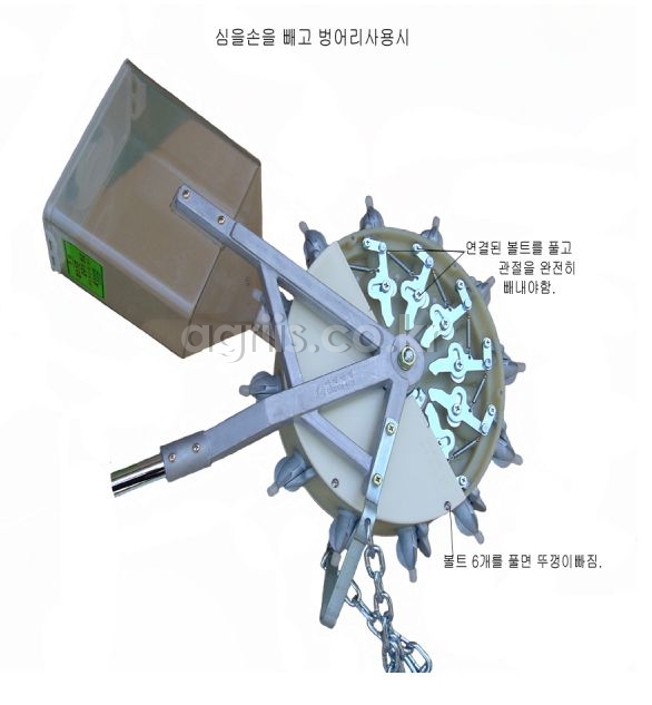아신산업 다기능파종기(알루미늄 프레임) ASD-0410RT(트랙터용 10조식) 사진2