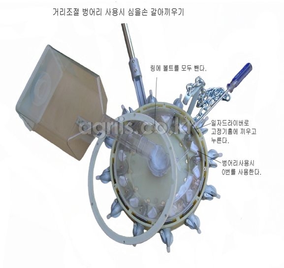 아신산업 다기능파종기(알루미늄 프레임) ASD-0410RT(트랙터용 10조식) 사진3