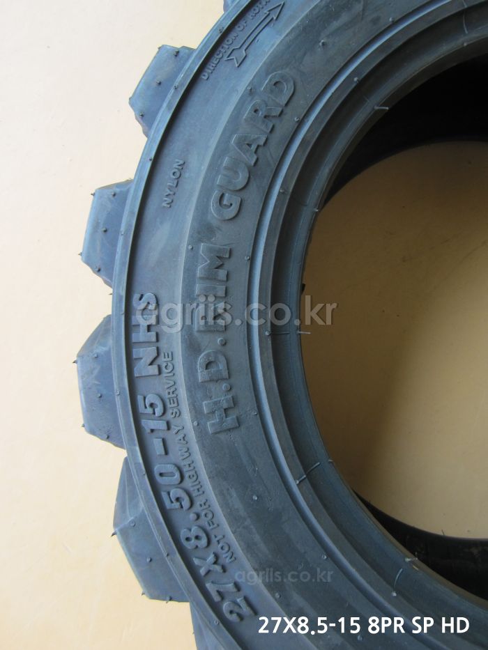 BKT 스키드로더용 타이어 27X8.5-15 8 PR SP HD TL 사진5