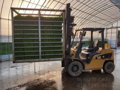  모판이송기 묘판이송기  앞좌측면