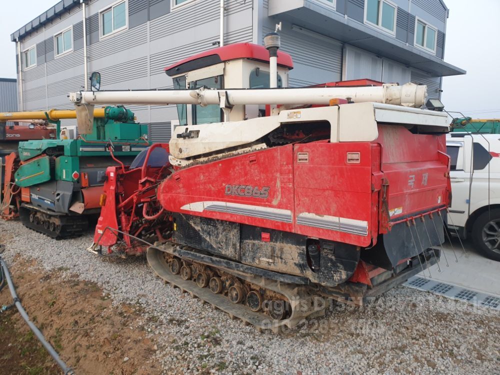 Kukje Combine Harvester DKC865 (5Rows) 뒤우측면