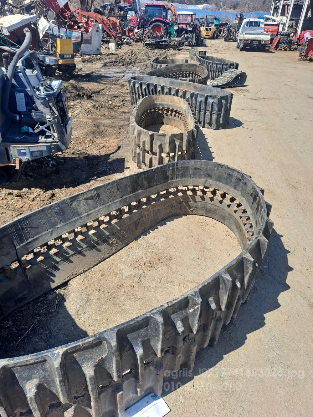 대동 콤바인 DSM-55 (4조식) 뒤우측면