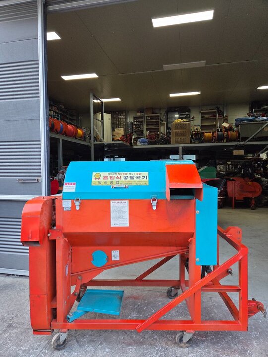  콩탈곡기 ESP-100  앞좌측면