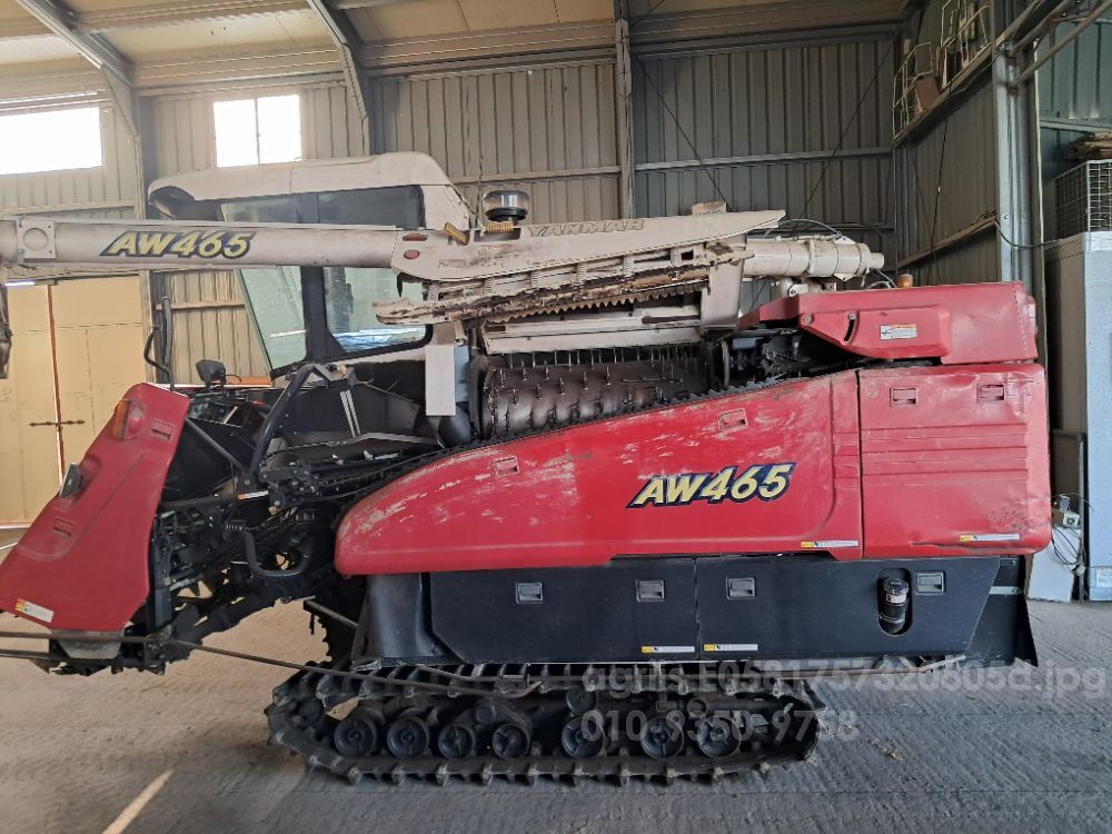 Yanmar Combine Harvester AW465K-C (4Rows) 뒤우측면
