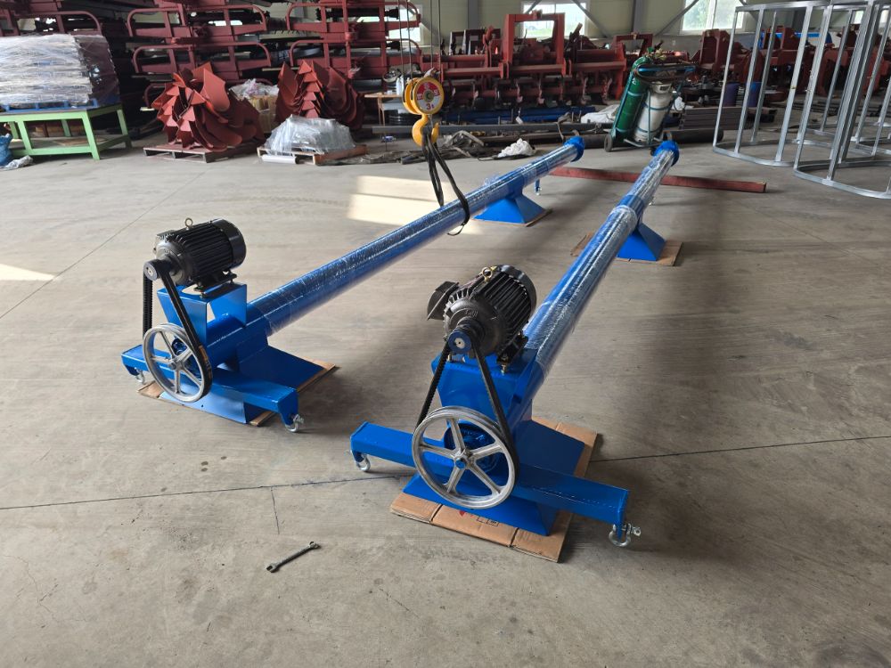 명일기공 곡물이송기 천정형 이송기 4M  5M 앞좌측면