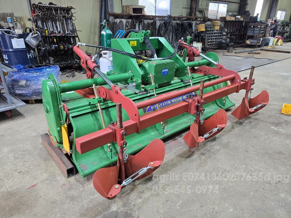 명일기공 고추골 베토기 이동식 로타리 배토기 뒤우측면