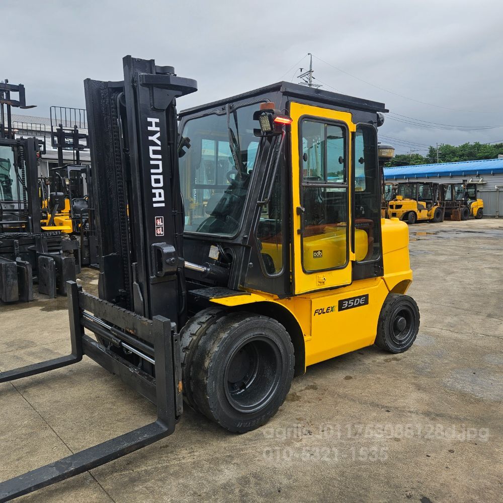 현대 지게차 포렉스3.5톤풀옵션 (3.5톤) 뒤우측면