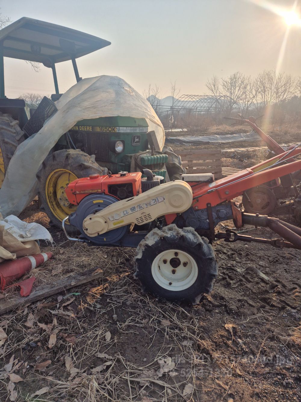 대동 경운기 130N (10마력) 뒤우측면