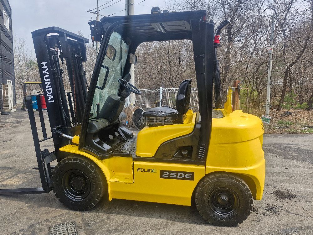 Hyundai Forklift 25DE (2.5톤) 뒤우측면