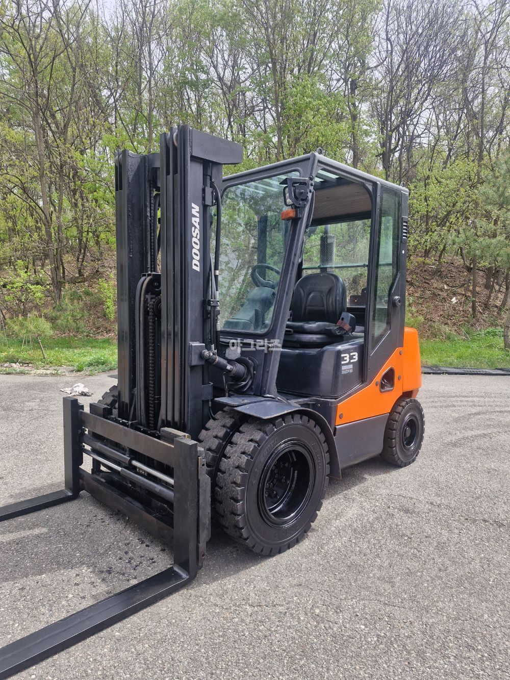 Doosan Forklift D33S-7 (3.3톤) 뒤우측면