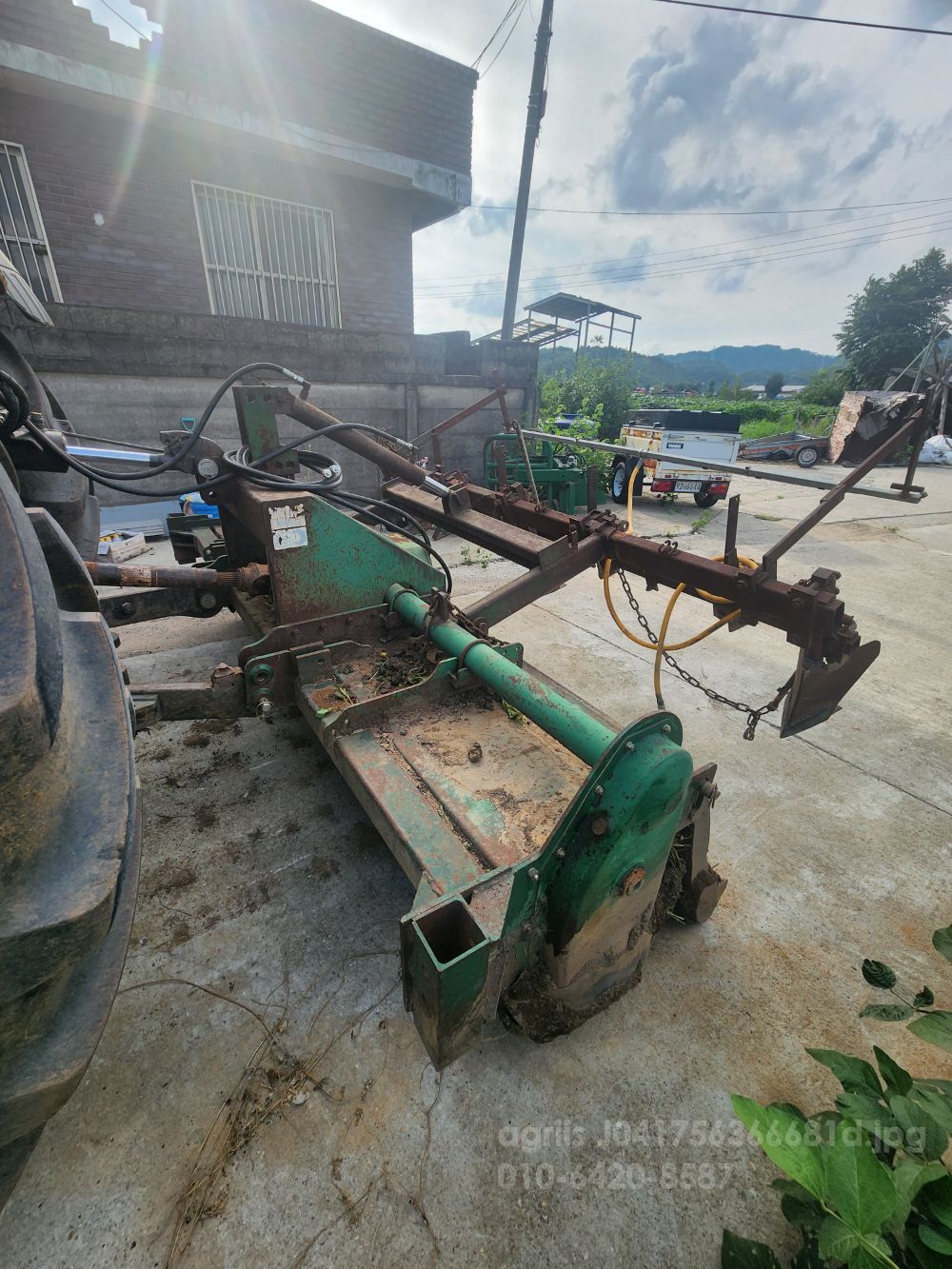 Wecan Rotavator WR2850MGW (경폭285cm) 뒤우측면