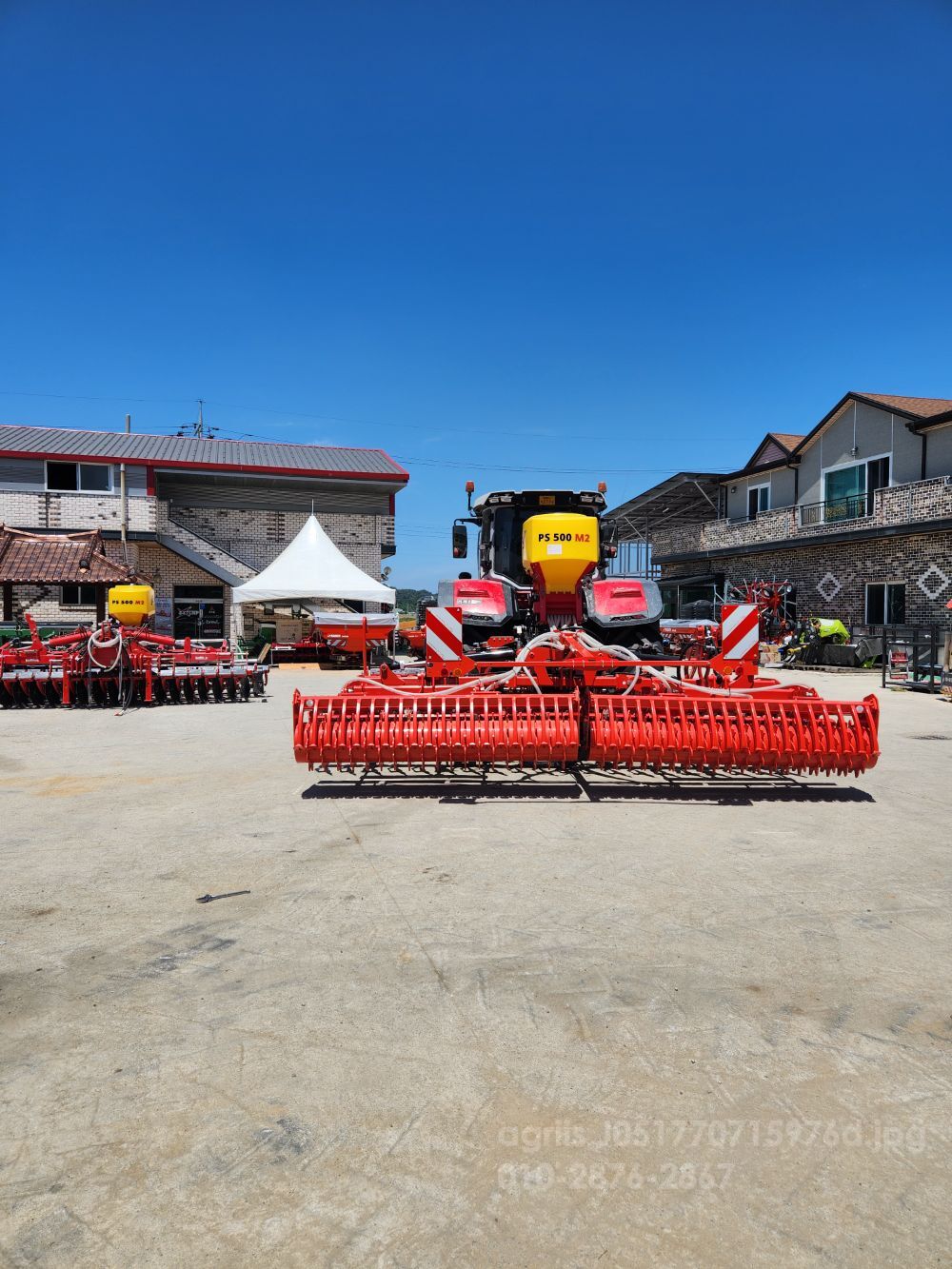 마스키오 쟁기 디스크파종기 뒤우측면
