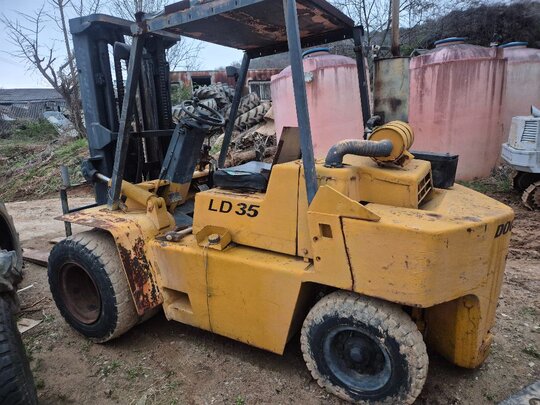 LD35지게차 지게차 3단리프트 자동발 (3.5톤)