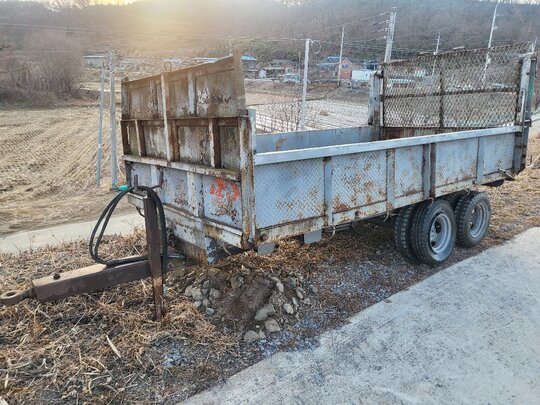 덤프트레일러  트레일러 2축